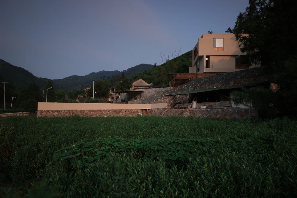 莫干山の宿の空間